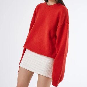 Red Women's Sweater Storets (Nalla)